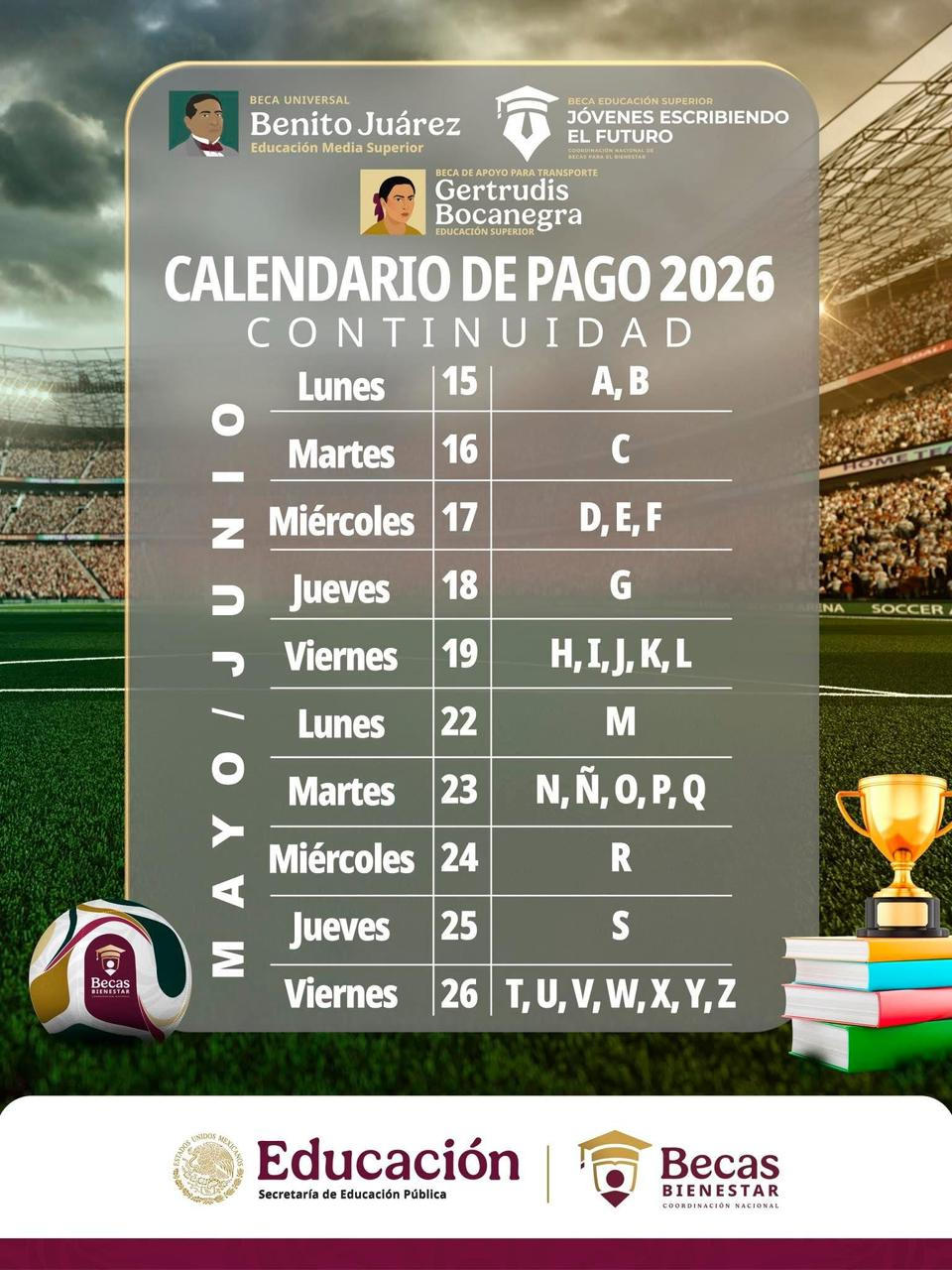Calendario de Pagos